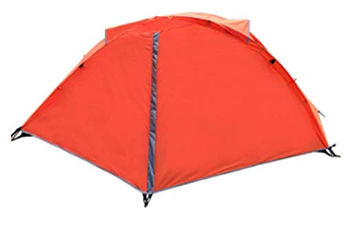 Tente de voyage plage et montagne orange compacte et durable 4 saisons