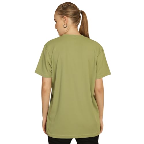 Image of Mack Jonney Solid Classic Fit Round Neck Polyester Lycra Half Sleeves Tshirt for Women(Pack of 2)-MACK630864