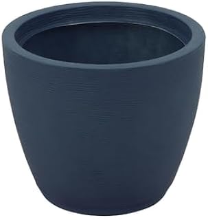 Vaso Tramontina Asteca em Polietileno Azul Turquesa com Prato 32 cm