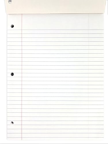 Cambridge Headstrip Office Pad, 8-1/2 X 11-3/4 Inches, Wide Ruled, 3 Hole Punched, 70 Sheets (59864) image 3