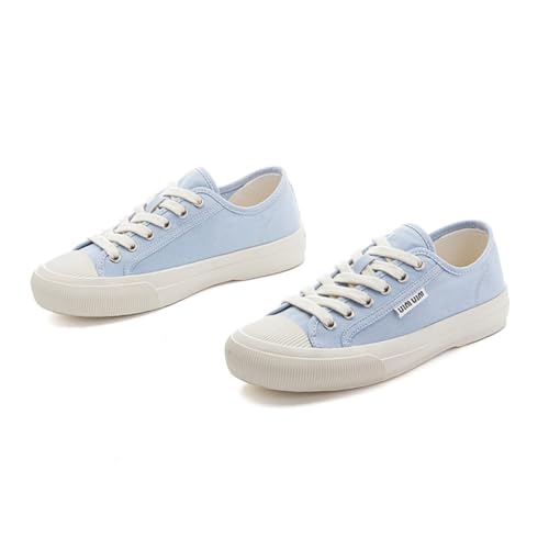 Zapatillas de Lona Blancas para Mujer Plantillas de Hierba Ula Natural Sneakers Planas Slip-On Casual Transpirables para Uso Diario