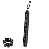 TSKDKIT Metall Pillendose 7 Tage Klein Rund Pillendose 7 Tage 7 fächer Persönlicher Tabletten Organizer 7 Tage Klein Woche Tablettenbox Feuchtigkeitsbeständiger Medikamentenbox Woche(Schwarz)