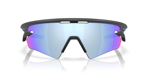 Oakley Oo9499 Sphaera Slash - Gafas de sol rectangulares, Carbono mate/Prizm Deep Water Polarizado, 36 mm