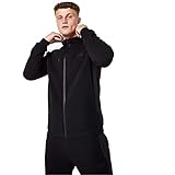everlast jacke silber Stoff: Polyester Everlast Herren Kapuzenpullover mit Reißverschluss Gr. M, Schwarz