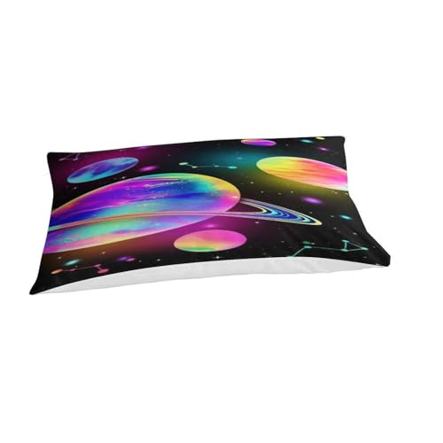 Funda nórdica Vía Láctea antiarrugas de microfibra 3D para simplificar el lavado diario 5