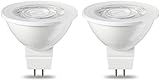 Amazon Basics Bombilla de luz puntual GU5.3 tipo LED MR16 de 4.5 W (equivalente a 35 W), blanco cálido, no regulable, paquete de 2