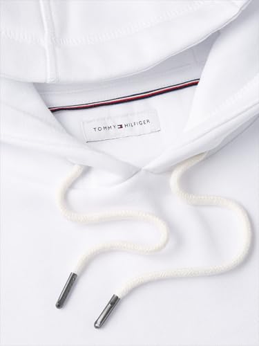 Image of Tommy Hilfiger Men's Medium Weight Fleece Hoodie Sweatshirt With Embroidered Logo, Also Available in Big & Tall