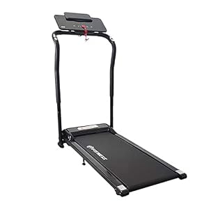 FFitness Loopband, inklapbaar, elektrisch, 10 km/u, geluidsarm, 1,25, HP 950 W, punt 3 pk, 2300 W, 12 programma’s hartslagmeter