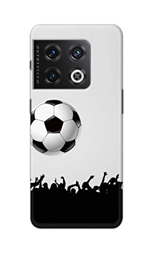 Image of Printed Hard Back Cover Case for OnePlus 10 Pro 5G Back Cover (Football Icon) -702