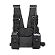 Leopacat Radio Walkie Talkie Brusttaschen Gurttaschen, Taktische Weste, Chest Rig Verstellbare, Schulterholster, Tactical Vest, Weste Riemen Gürteltasche Tasche für Funkgeräte für Baustellen