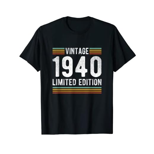Vintage 1940 Edición Limitada 82 Años Cumpleaños 82 Camiseta