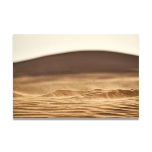 Cuadro de paisaje de montaña VHdfgTY, lienzo decorativo de olas de arena, 20x30 cm