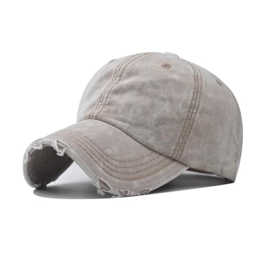 Image of Classic Washed Distressed Vintage Baseball Cap Unconstructed Soft Cotton Denim Dad Hat for Men Women