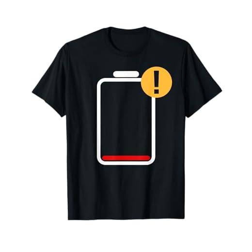 Cool Low Battery Halloween Costume | Funny Lazy DIY Gift T-Shirt