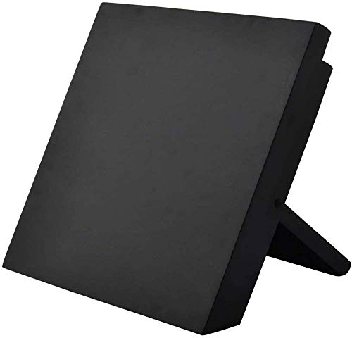 Soporte magnético para cuchillos para almacenar todo tipo de cuchillos para un almacenamiento seguro, limpio y ordenado de la tabla magnética para cuchillos, negro-negro