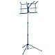 TIGER MS07 Notenständer, faltbar, bunt, tragbar, Notenhalter, Blau
