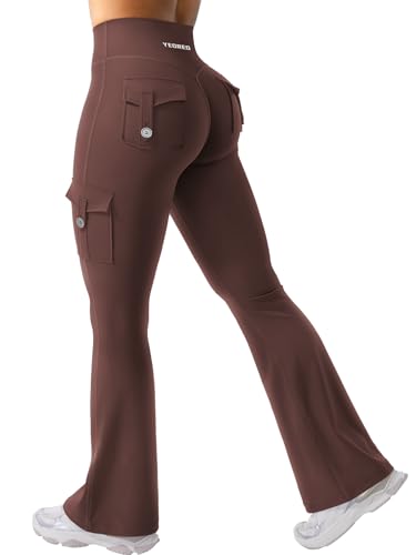 Image of YEOREO CoreFlex Women Workout Flare Leggings