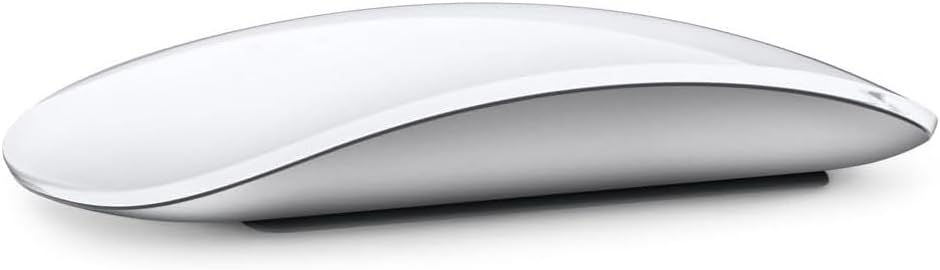Wireless Mouse, 2.4GHz with, Multi-Touch Surface, Bluetooth Rechargeable Computer Mice with,Ambidextrous PC/Mac/Laptop,Type-C Slim Travel Mouse, White