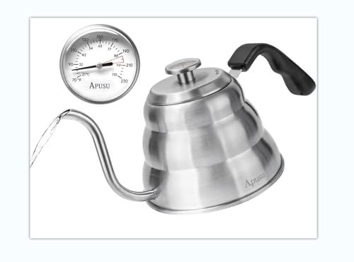 Pour Over Kettle 28oz with Thermometer