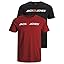 Pack of 2 (1x Red Dahlia, 1x Black)