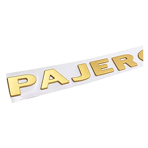 TRUSTTWO Zilveren Goud Fit for Mitsubishi Pajero Brieven Embleem Decor Sticker ABS 3D Auto Front Fender Bumper Trunk… - Image 6