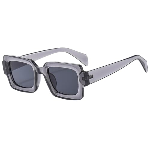 Lunettes de soleil punk contre la lumière bleue et le soleil, le verre plat confort pour femme