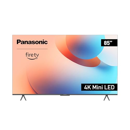Panasonic W95 Series 85-inch Mini LED 4K Ultra HD Smart TV with Amazon Fire TV Built-in, Local Dimming Ultra, 144Hz Refresh Rate and Alexa Built in – TV-85W95AP