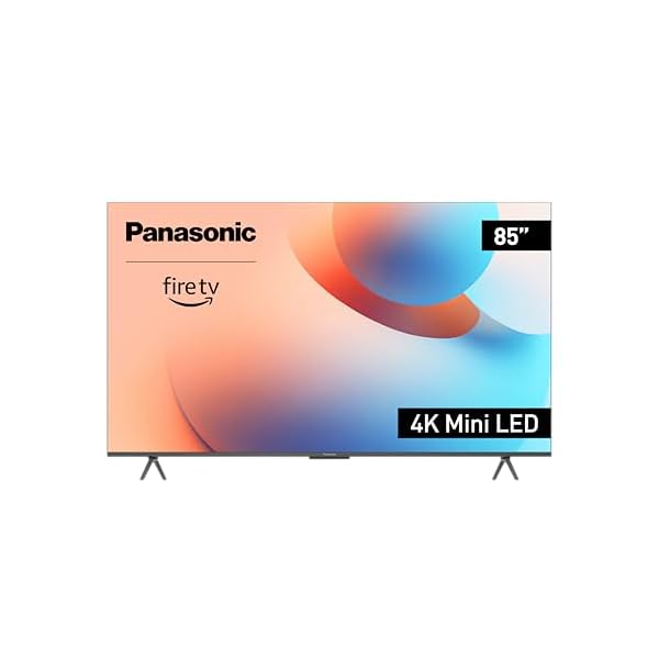 Panasonic W95 Series 85-inch Mini LED 4K Ultra HD Smart TV with Amazon Fire TV Built-in, Local Dimming Ultra, 144Hz Refresh Rate and Alexa Built in – TV-85W95AP