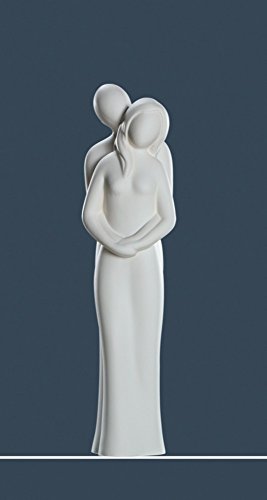 Gilde Skulptur Creme Halt Dich Fest ca 36 cm Hoch Nr 30111