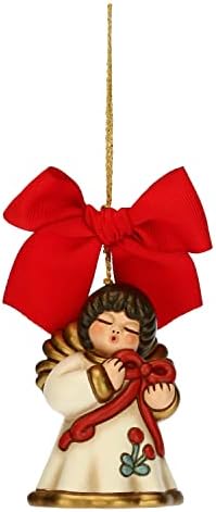 THUN – Addobbo Natalizio Angelo Grande – Ceramica – Linea Natale – Living, Arredare la Casa – 5×4,8×7 cm h