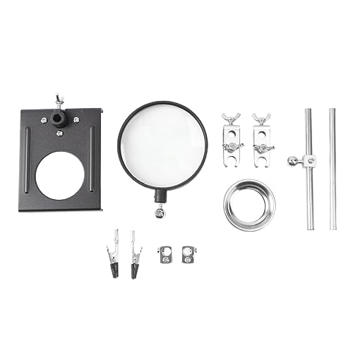 Magnifying Glass Soldering Station with Clip for PCB Repair