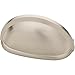 Franklin Brass P34704K-SN-B Rustic Bin Cup Pull, 3" (76mm), Brushed Nickel, 10 Pack
