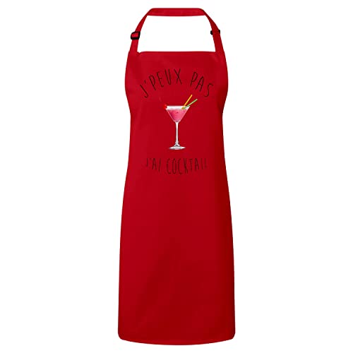 Tablier cuisine cocktail humour vacances : le cadeau rigolo pour crémaillère