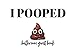 I Pooped: Bathroom Guest Book - Funny Adult Humor - White Elephant Gift Exchange Gag Gift Idea