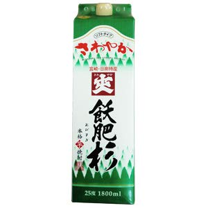 芋焼酎 爽 飫肥杉 25度 パック 1800ml 1.8L × 1ケース / 6本 焼酎 井上酒造