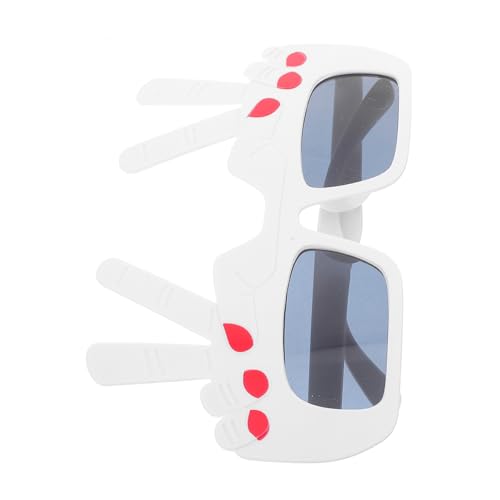 WOFASHPURET Funny Gesture Costume Sunglasses Novelty Glasses for Party Photo Booth Props