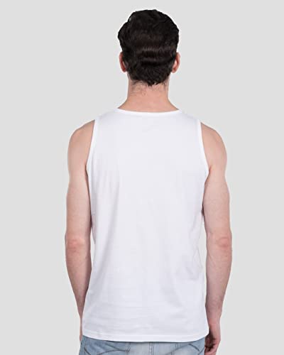 Image of Bewakoof Men's Typography 100% Cotton Vest - Regular Fit, Round Neck, Sleeveless
