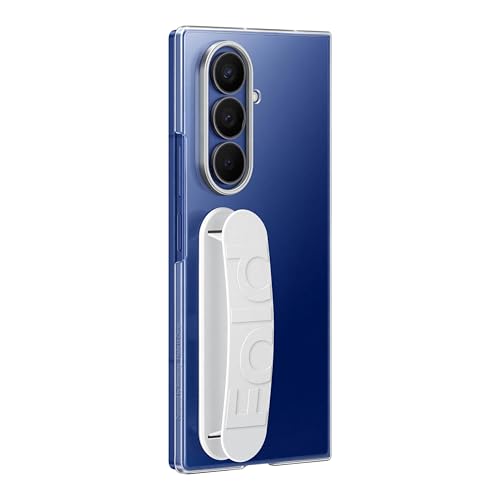 Image of Samsung Galaxy Z Fold7 Clear Grip Phone Case, Anti-Scratch, Stylish, Easy to Hold, Anti-Reflecting Film, Comfortable, Sleek, US Version, Transparent