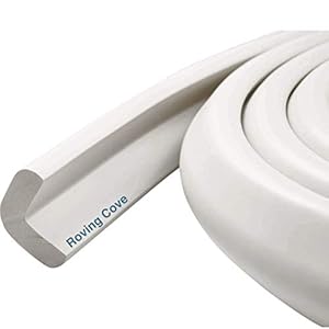 Edge Protector for Baby (6ft Large Edge Only) – RovingCove Hefty-Fit Heavy-Duty Soft Foam Furniture and Fireplace Edge…