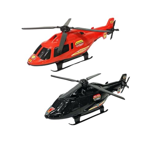 Helicóptero Brinquedo Grande Policial Bombeiro Resgate 32cm 1 Helicoptero Infantil