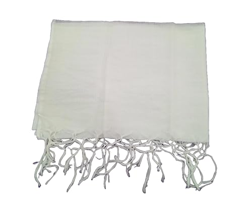 Image of Women Kota Doria Cotton Plain Full Length Dupatta - Soft, Light Weight and Transparent