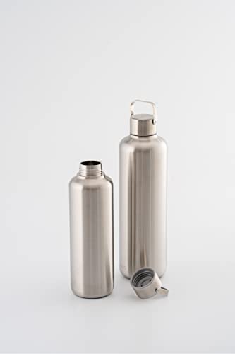EQUA Timeless Insulated Water Bottle, Double Walled Stainless Steel, 24 Hours Cold or Up to 12 Hours Hot, BPA Free - Image 2