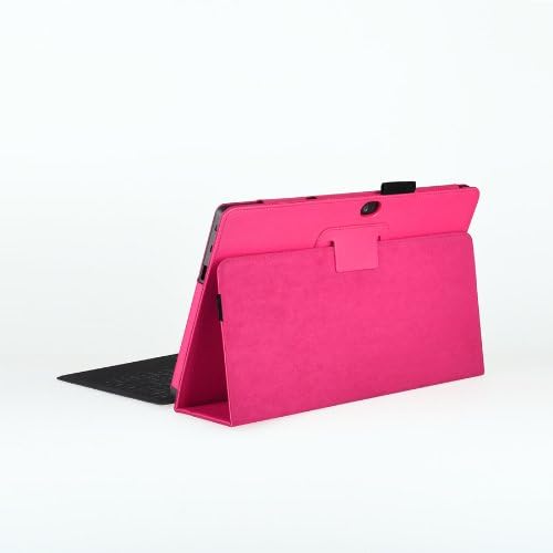 Case for Surface Pro 1st/ Surface Pro 2 - onWay Premium Folio Case Cover with Stand for Microsoft Surface Pro 1st/ Surface Pro 2 (Does not fit Windows RT Version), HOT Pink