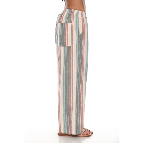 Striped Womens Wide Leg Pants2