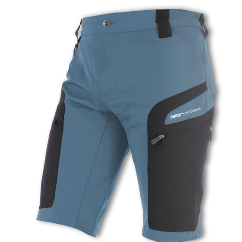 PUMA Workwear Pro One Men's Hiking Cargo Shorts, Lightweight Stretch