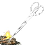Herramienta para recoger leña - Pinzas de sujeción dentadas de alta resistencia, diseño de mango moderno y ergonómico | Práctico equipo de elevación de chimenea para cocinar al aire libre, Camping, Pi