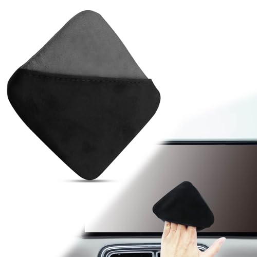 ABOTHGD Car Screen Cleaner, Car Accessories Car Screen Wipes, Foldable Square Microfiber Auto Screen Cleaning Pad, Suitable for all cars (1 pcs)