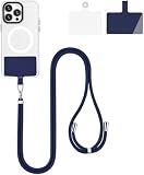 Cordão Alça Para Celular De Pescoço Ajustável Original Premium (Azul Marinho)