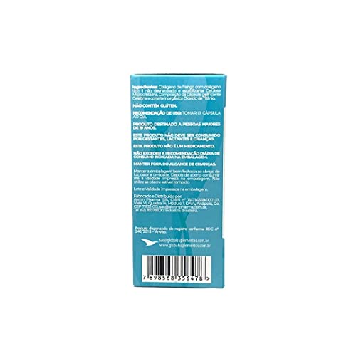 Flexable Colágeno Tipo Ii não desnaturado 60cáps Global Suplementos