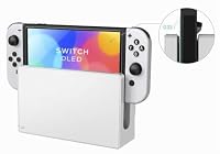 PHONILLICO Hartglas Kompatibel mit Nintendo Switch OLED [2 Stück] Schutzfolie Panzer Glas Displayschutz – Ansicht 4